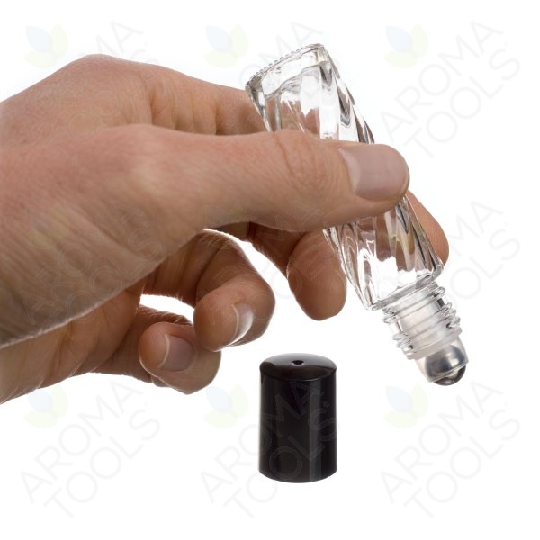 swirled 롤온병 및 스테인레스 스틸 볼(6개세트)