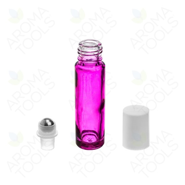 보라 롤온병 및 스테인레스 스틸 롤볼(6개세트)